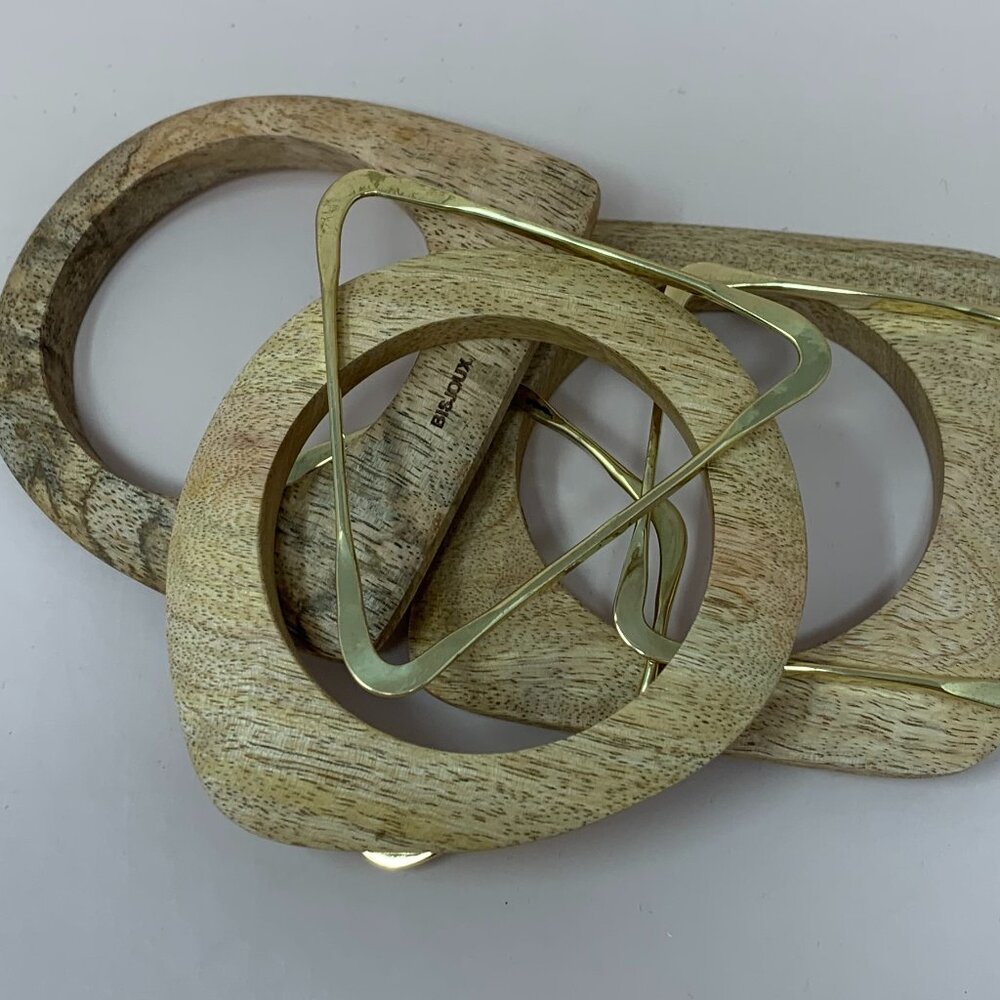 Bisjoux | Orchard Set with Brass Bangles - Picture 5 of 8